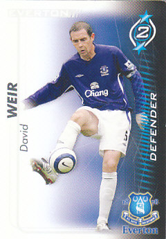 David Weir Everton 2005/06 Shoot Out #130